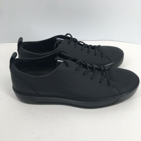 ecco soft 8 tie black